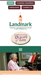 Mobile Screenshot of landmarknursingandrehab.com